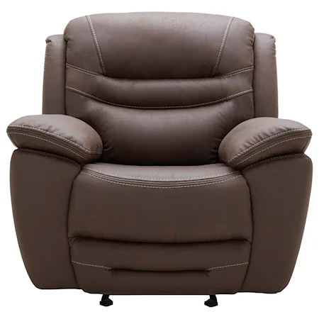 Casual Power Glider Recliner with Power Headrest and USB Charging Port